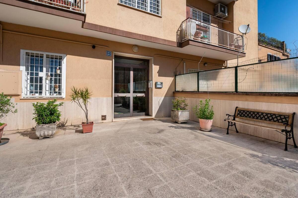 44Oz Apartment With Terrace In Monteverde Roma Exterior foto